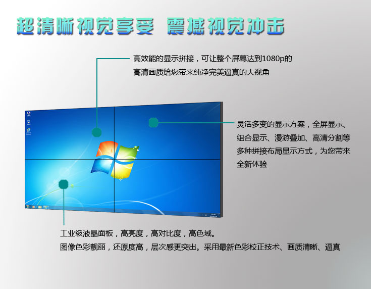 液晶拼接屏結(jié)構(gòu)圖功能展示